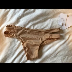 Palm Swimwear Capri bottom in sand, Australian